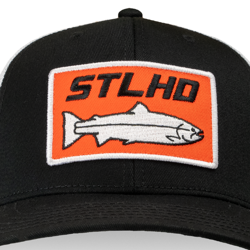 STLHD Standard Black/White Flex fit Hat