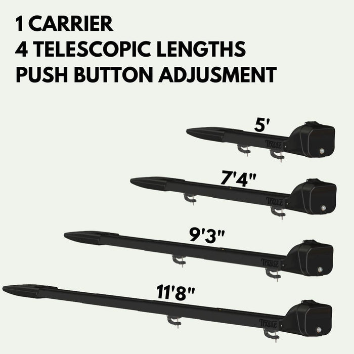 TRXSTLE CRC Euro Fly Rod Carrier v3.0 - Adjustable (11'6")