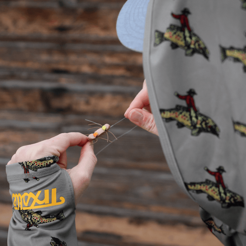 TRXSTLE Featherweight Bucking Brown Sun Hoodie