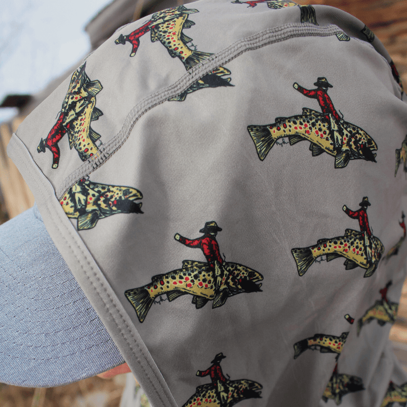 TRXSTLE Featherweight Bucking Brown Sun Hoodie