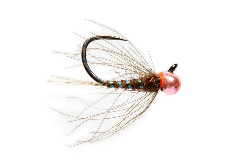 Arnot's Pocket Drone Pink Bead  - Tungsten -  Fulling Mill (Barbless)