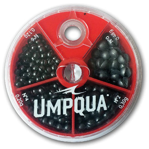 Umpqua 4-Way Split Shot Assortment--Split Shot--BigYFlyCo.com — Big Y ...
