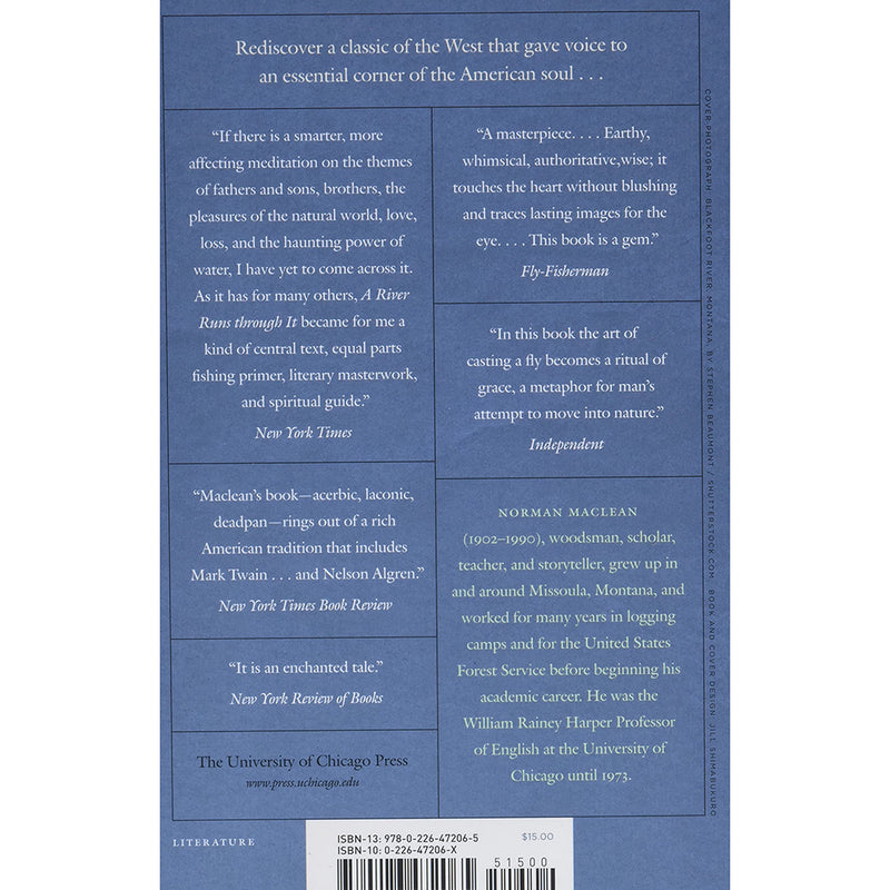 A River Runs Through It and Other Stories--Norman MacLean (Softcover)