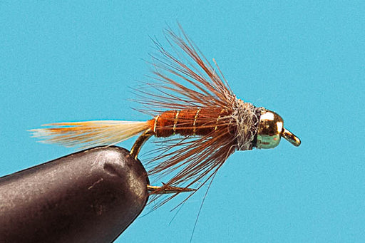1 DOZEN BEAD HEAD RED WINE NYMPHS FOR FLY FISHING-BH-21