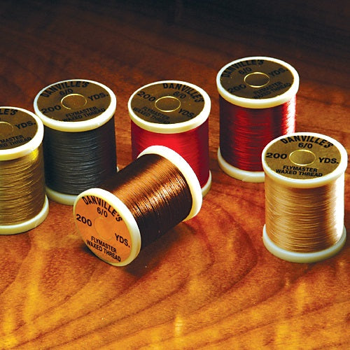 Danville 70 Denier 6/0 Flymaster Waxed Thread--200 Yards