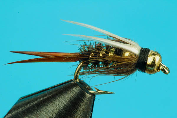 Purple Psycho Prince Nymph Fly Fishing Flies - Double Bead Weighted, Size 8 Hook (Pack Of 6)