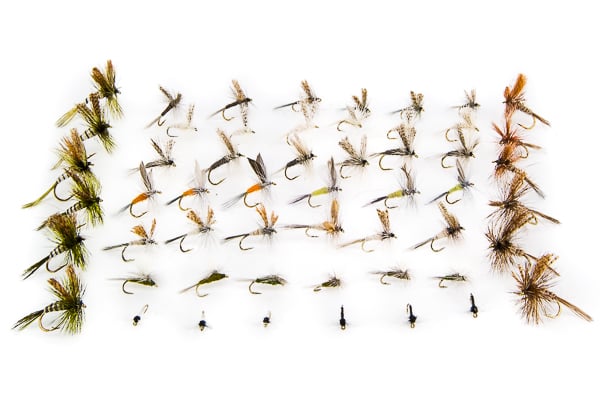 Eastern Dry Fly Assortment-- 54 Flies #24