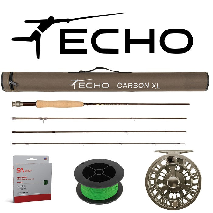 Echo Carbon XL Trout/Freshwater Outfit