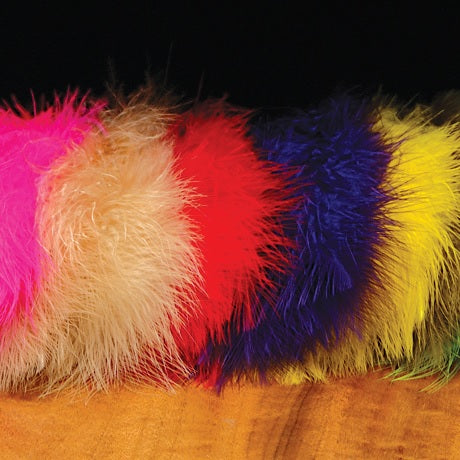 Hareline Wooly Bugger Marabou Feathers Fly Tying Materials Assorted Colors
