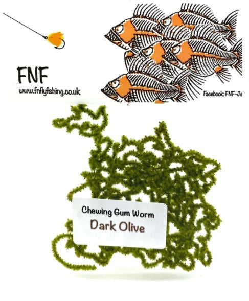 FNF 3mm Chewing Gum Worm Chenille