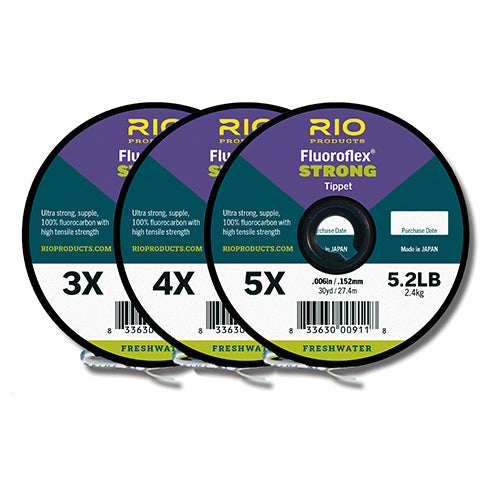 Rio Fluoroflex Strong Tippet--3 Pack