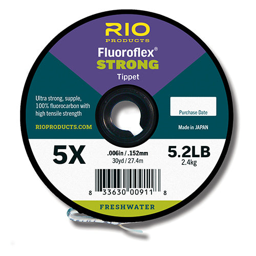 Rio Fluoroflex Strong Tippet - Guide Spool 3X