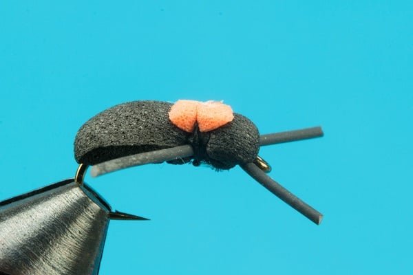 Hi Viz Beetles - Black and Tan - Black dry fishing flies, fly
