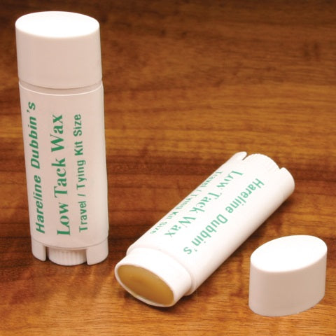 Hareline's Low Tack Wax Travel Oval Tube