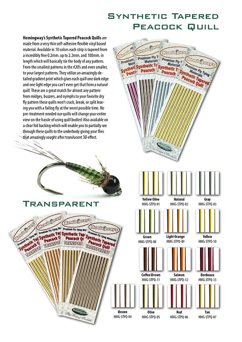 Hemingway's Synthetic Peacock Quill — Big Y Fly Co