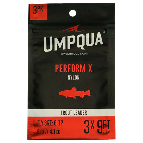 Umpqua Perform X Trout Leader 7.5' 3 Pack