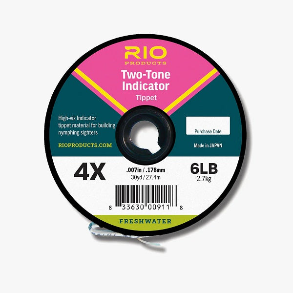 Rio Two-Tone Indicator Tippet--30 yards