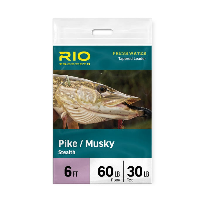 Rio Pike/Musky Stealth Leader 6'
