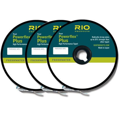 Rio Powerflex PLUS Tippet--3 Pack