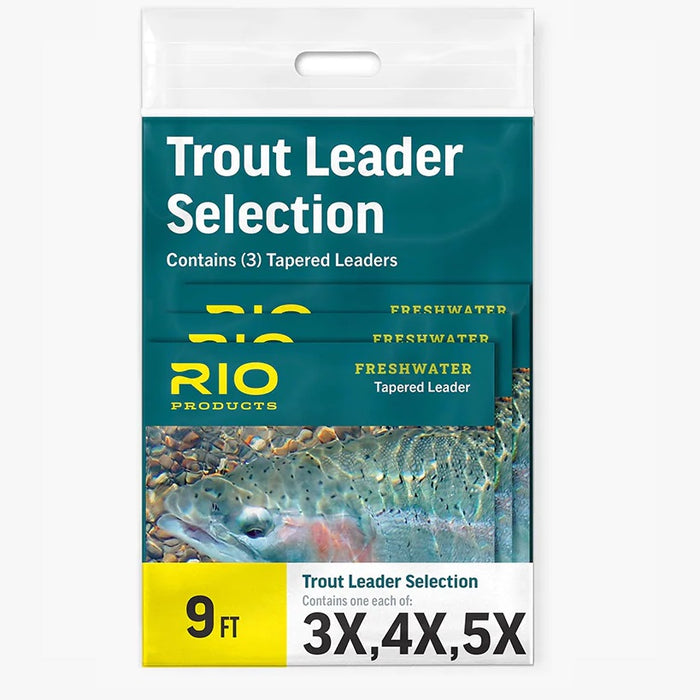 Rio Powerflex Trout Leader Selection 3X/4X/5X