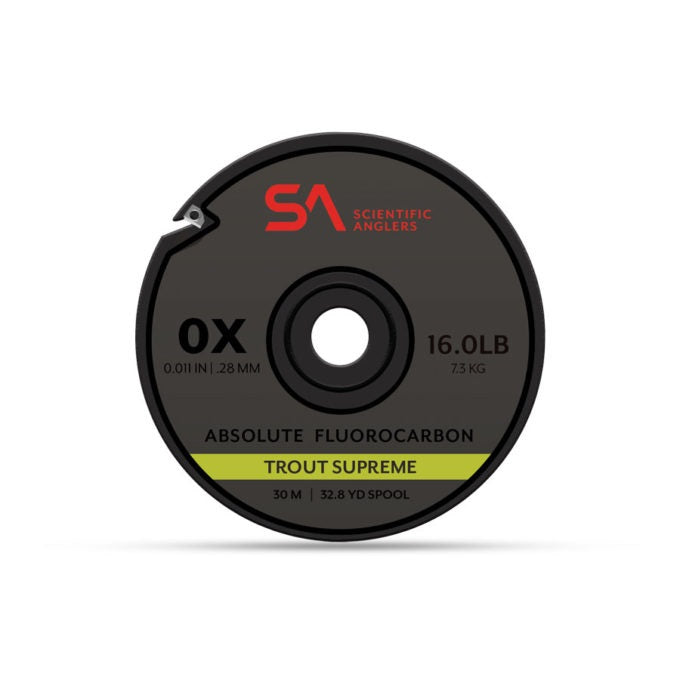 Absolute Trout Supreme Fluorocarbon Tippet 30m--Scientific Anglers