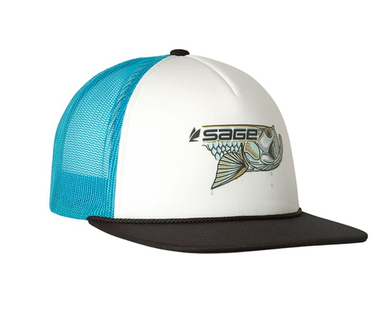 Sage Electric Foamie Trucker Hat- — Big Y Fly Co