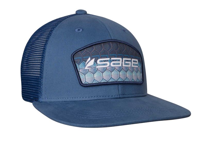 Sage Patch Trucker Hat- — Big Y Fly Co