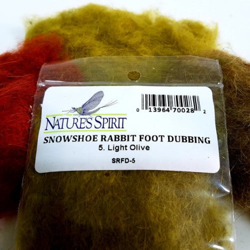 Snowshoe Rabbit Foot Dubbing-Body Materials-BigYFlyCo.com — Big Y Fly Co