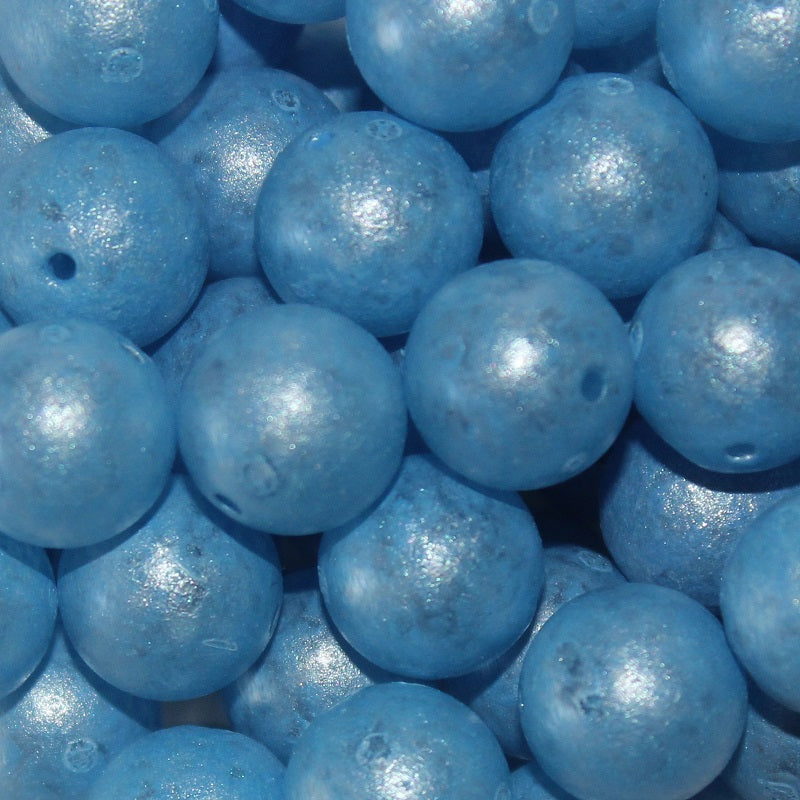 Fishing Beads Round 6mm TRANS.BLUE 100/pk