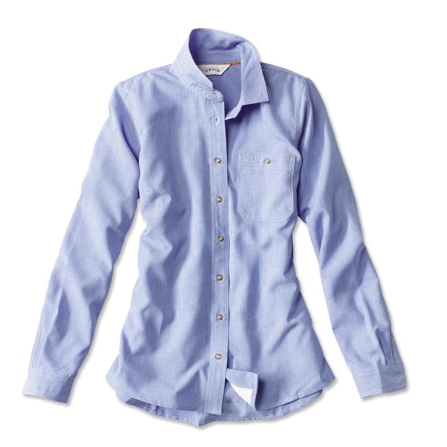 Orvis Tech Chambray Short, Blue Chambray / 34