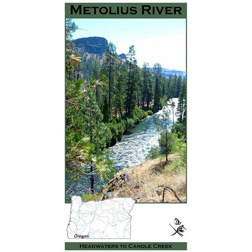 Metolius River Map--Wilderness Adventures Press