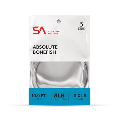 Scientific Anglers Absolute Bonefish Leader 10'--3 Pack
