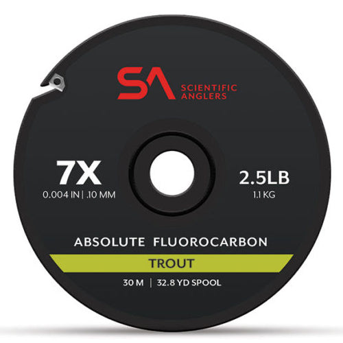 Absolute Fluorocarbon Trout Tippet 30m--Scientific Anglers