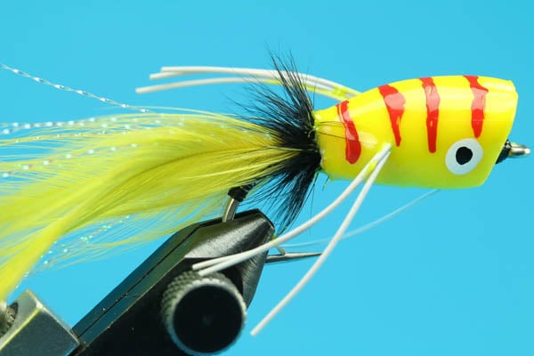 bass popper lure Bass Popper-Bass Flies-BigYFlyCo.com — Big Y Fly Co