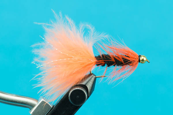 Beadhead Woolly Bugger black_orange – Big Y Fly Co