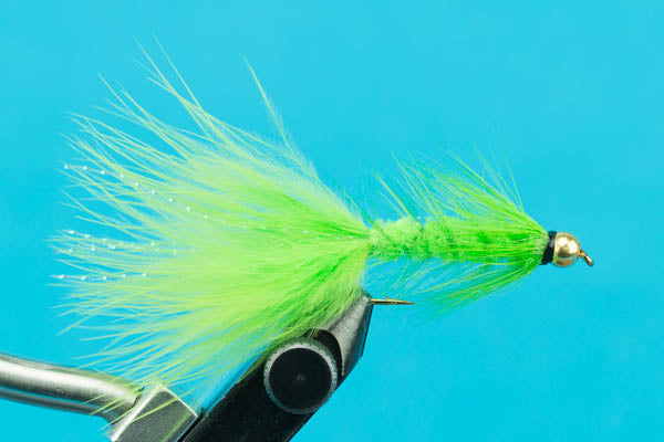 Beadhead Woolly Bugger chartreuse– Big Y Fly Co