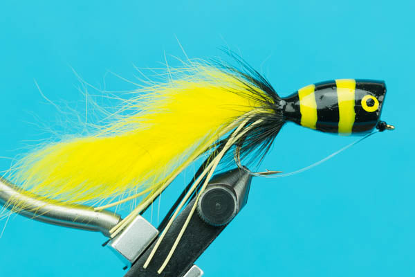 bumble bee fishing lure Bumblebee Custom Lures B-Blade Narrow Ver.2 The Bumblebees floating wings keep it suspended while the soft Bumble Bee Popper