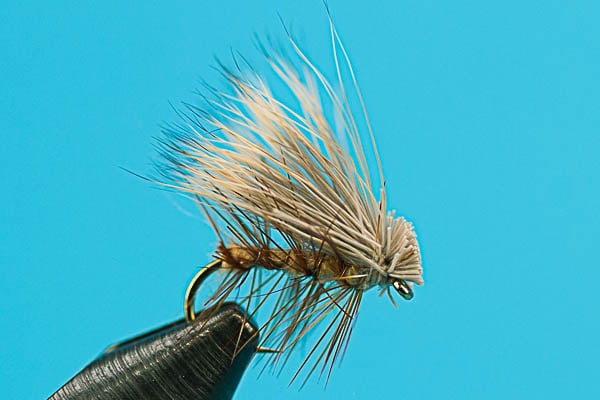 Elk Hair Caddis Tan dry fly for trout fishing from Big Y Fly Co
