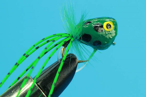 bumblebee popping bug fishing lure Bumble Bee Popper-Bass Flies-BigYFlyCo.com — Big Y Fly Co