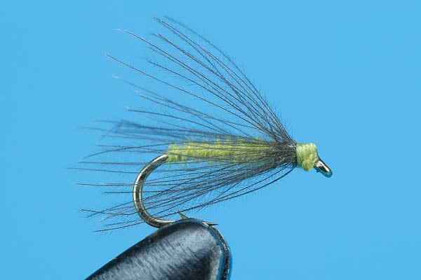 Barbless CDC Sulphur Puff Daddy- Size 18 - (Set of 3) Trout Fly Fishing Dry  Fly 