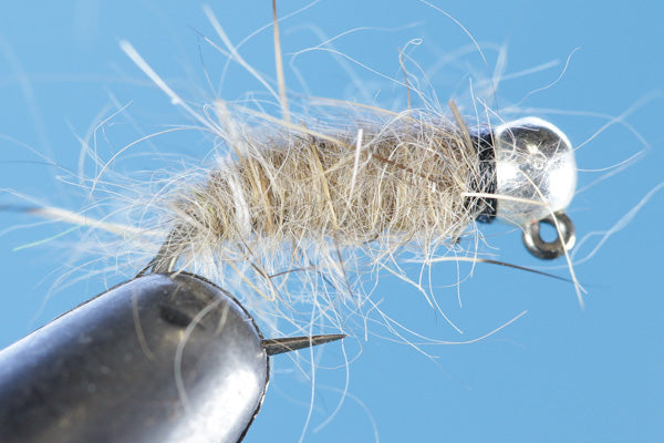 Walt's Worm tungsten jig nymph — hare's ear body South Platte nymph